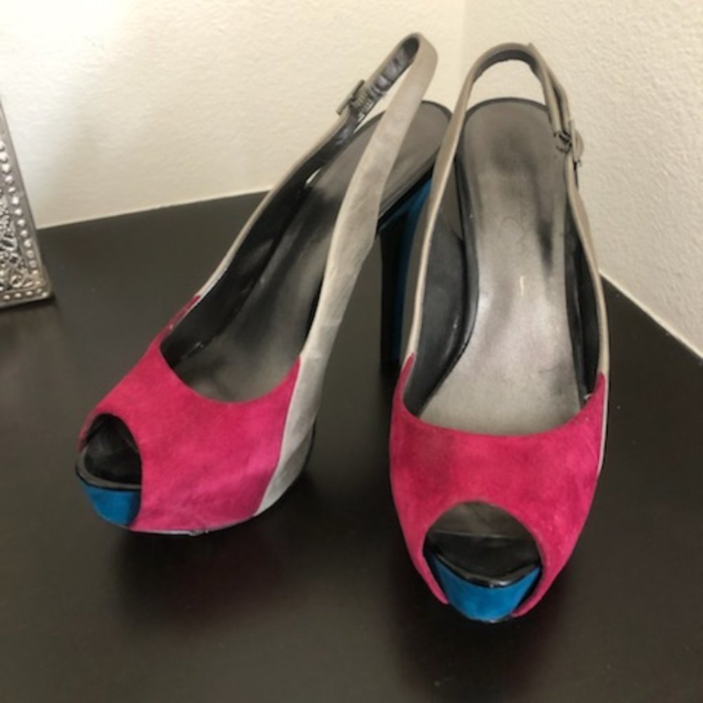 Jessica Simpson Platform Sling Back Heels